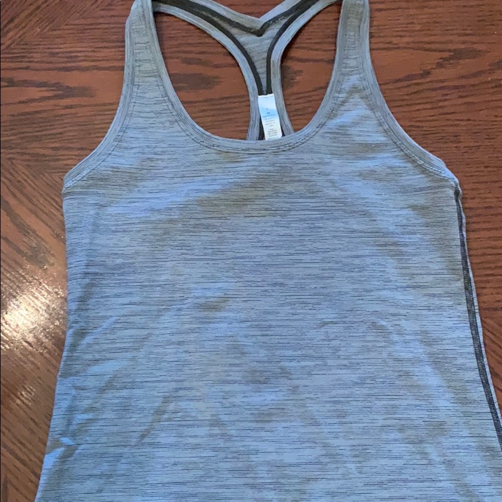 Cool Racerback tank top heathered green